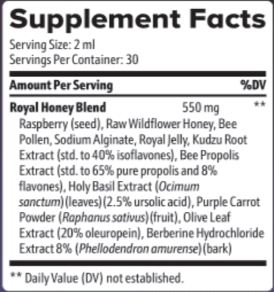 Honey Burn Supplement Facts